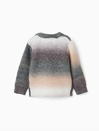 Jersey de punto grueso con efecto degradado