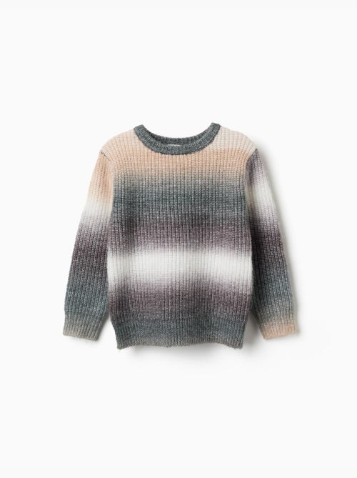 Jersey de punto grueso con efecto degradado - Kiabi