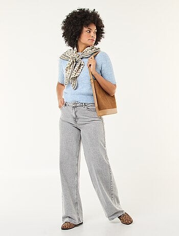 Jersey de punto grueso de manga corta