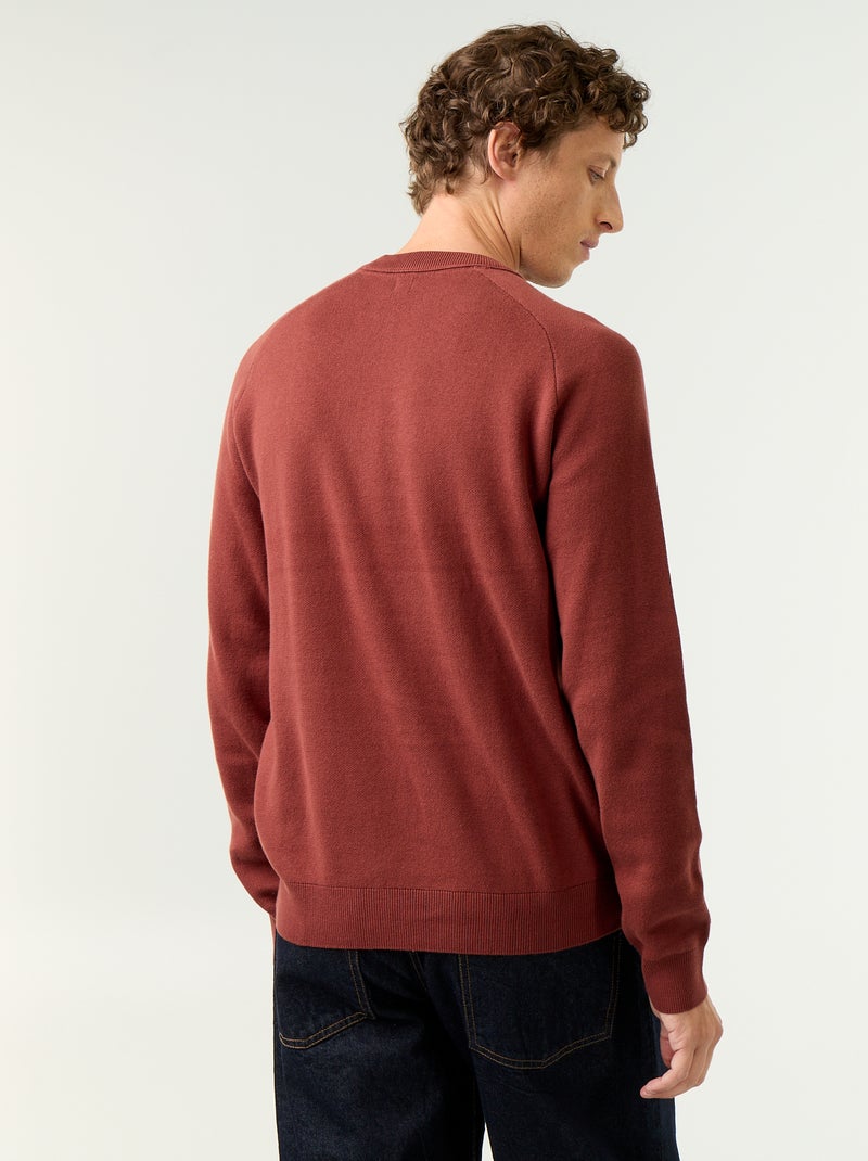 Jersey de punto grueso Marron - Kiabi