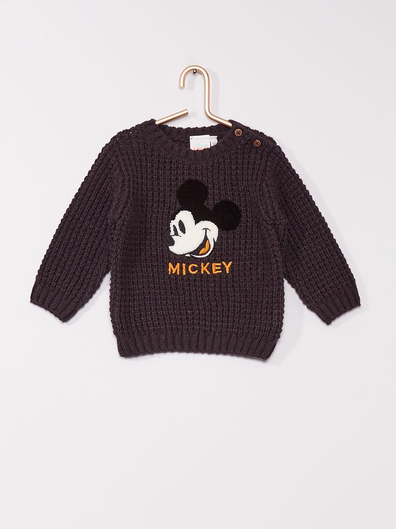 Jersey de punto grueso 'Mickey' de 'Disney' NEGRO - Kiabi