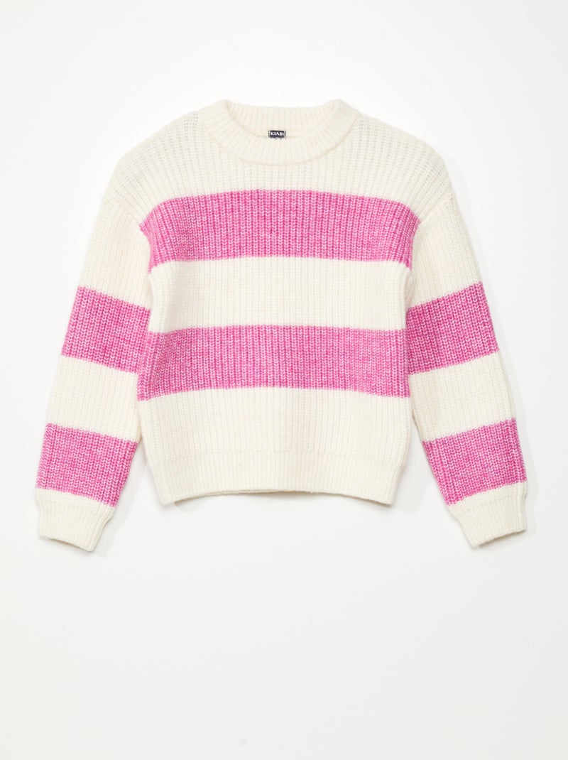 Jersey de punto grueso PURPURA - Kiabi