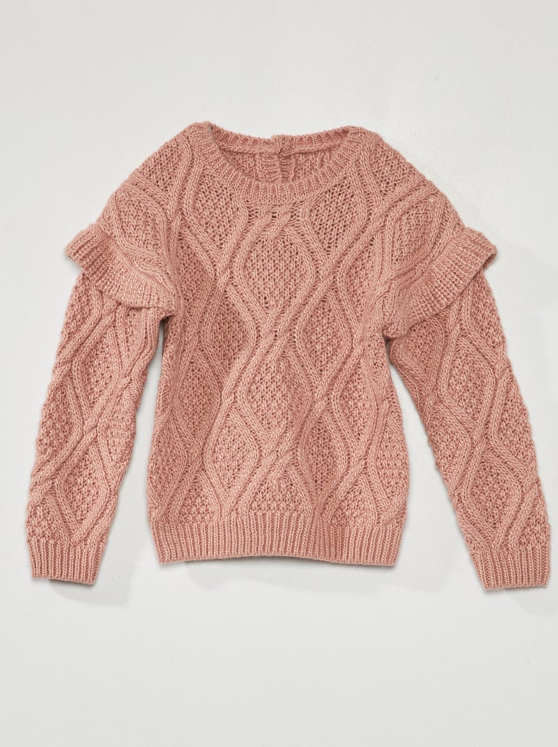 Jersey de punto grueso ROSA - Kiabi