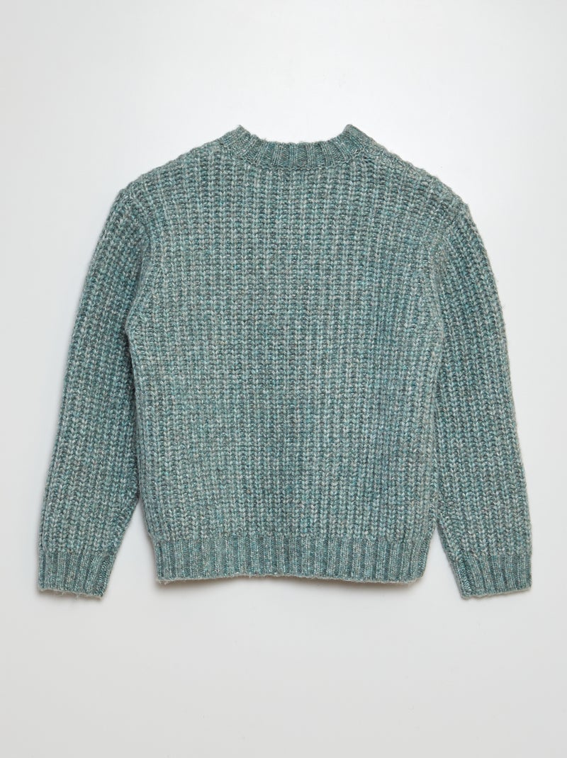 Jersey de punto grueso VERDE - Kiabi