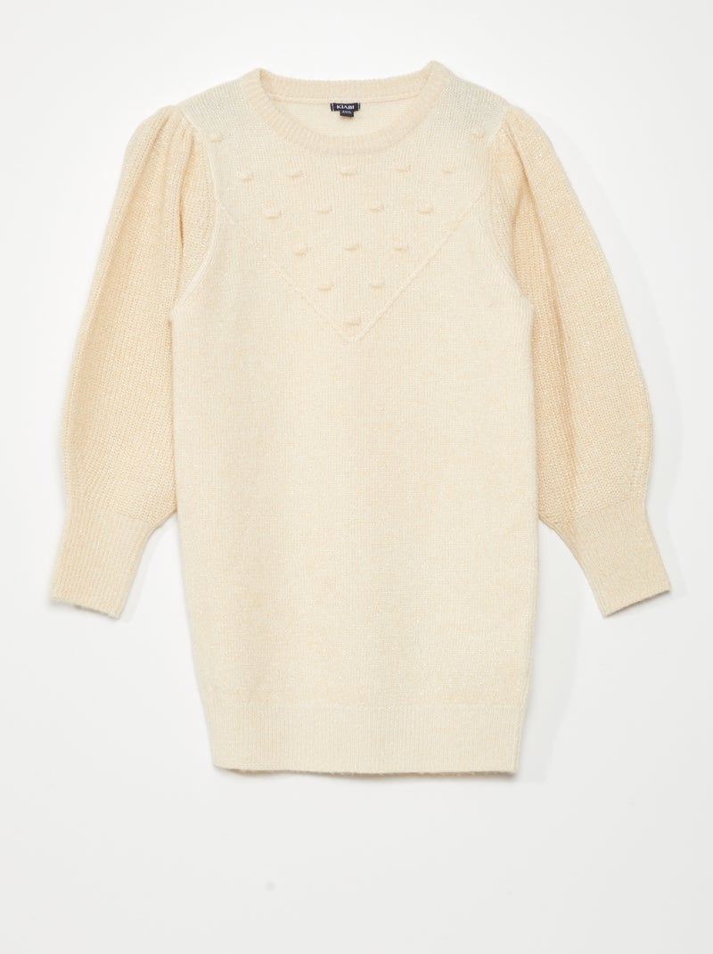 Jersey de punto irisado BLANCO - Kiabi