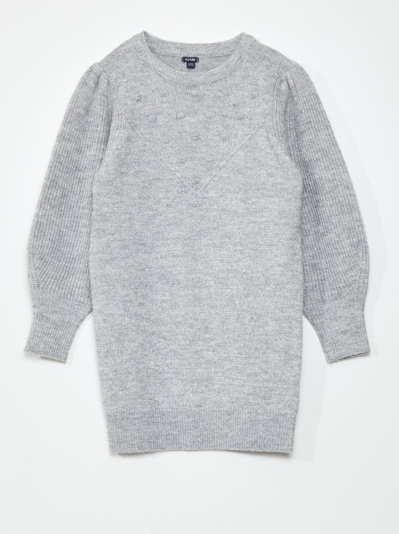 Jersey de punto irisado GRIS - Kiabi