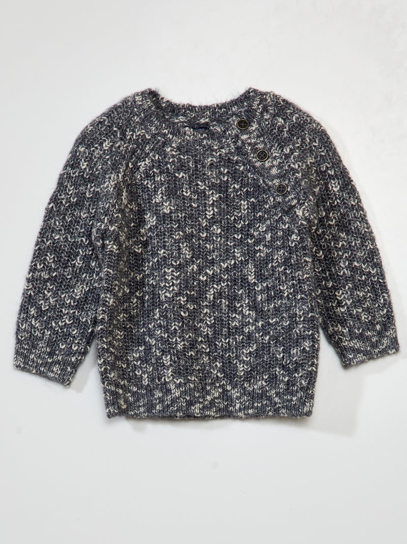 Jersey de punto jaspeado GRIS - Kiabi