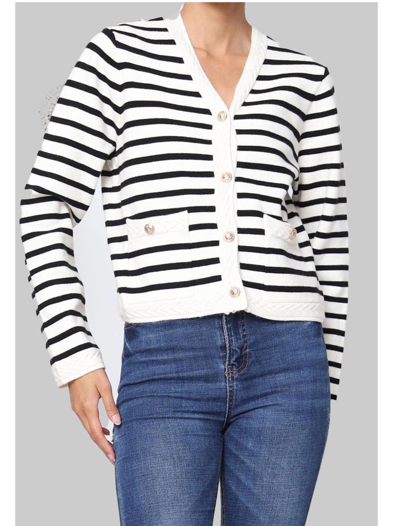 Jersey de punto Kebello Blanco - Kiabi