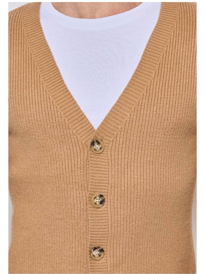 Jersey de punto Kebello Marrón - Kiabi