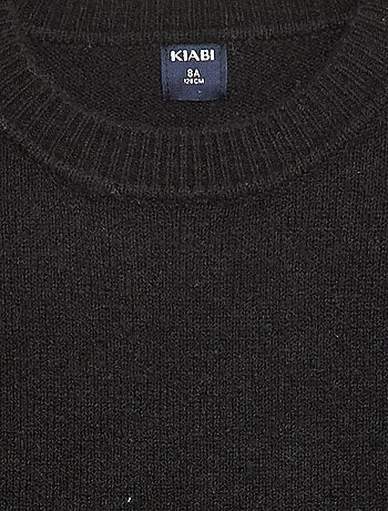 Jersey de punto liso con cuello redondo