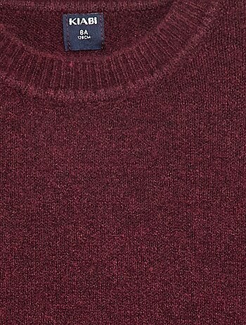 Jersey de punto liso con cuello redondo