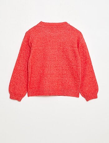 Jersey de punto liso con cuello redondo