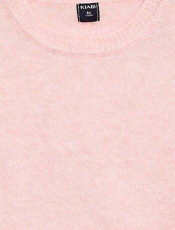 Jersey de punto liso con cuello redondo