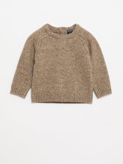 Jersey de punto liso galga gruesa - Kiabi