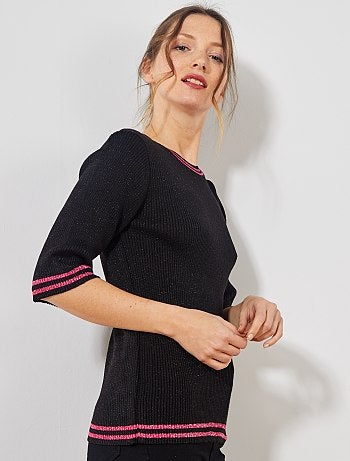 Jersey de punto lúrex - Kiabi