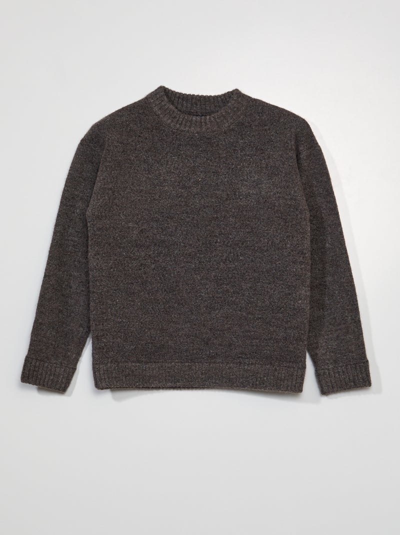 Jersey de punto MARRON - Kiabi