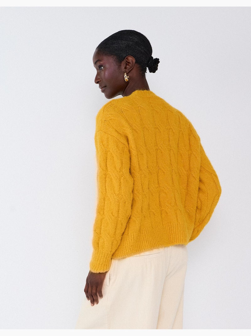 Jersey de punto, mo fashion Amarillo - Kiabi
