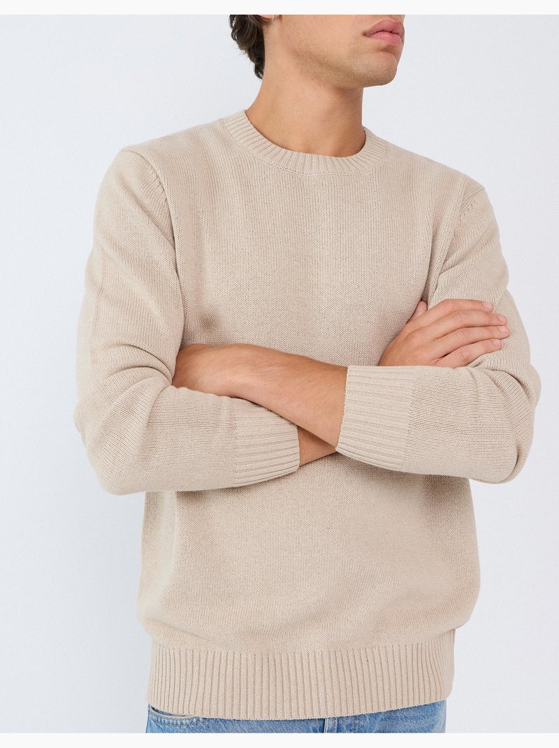 Jersey de punto, mo fashion Beige - Kiabi