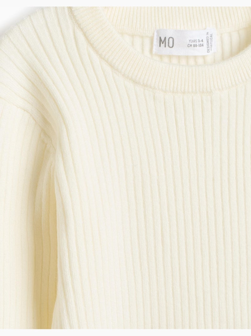 Jersey de punto, mo fashion Blanco - Kiabi