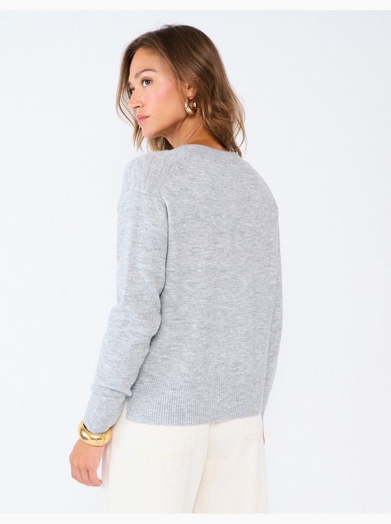 Jersey de punto, mo fashion Gris - Kiabi