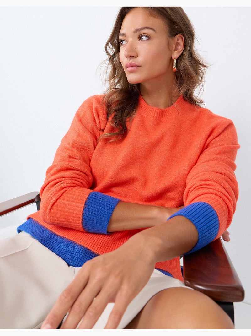 Jersey de punto, mo fashion Naranja - Kiabi