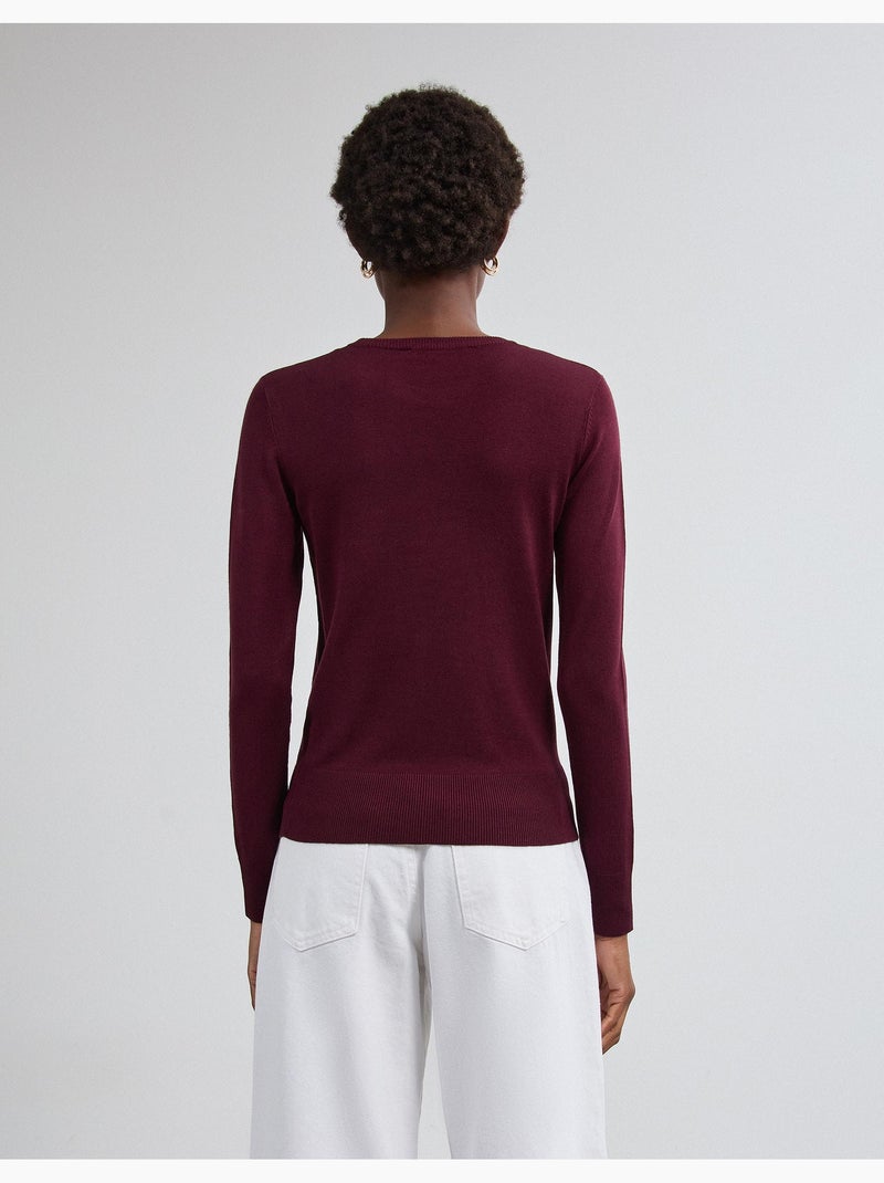 Jersey de punto, mo fashion Violeta - Kiabi