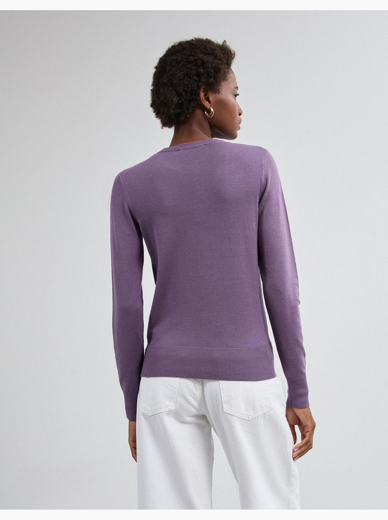 Jersey de punto, mo fashion Violeta - Kiabi