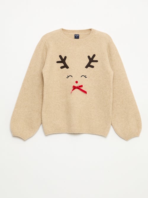 Jersey de punto 'Navidad' - Kiabi