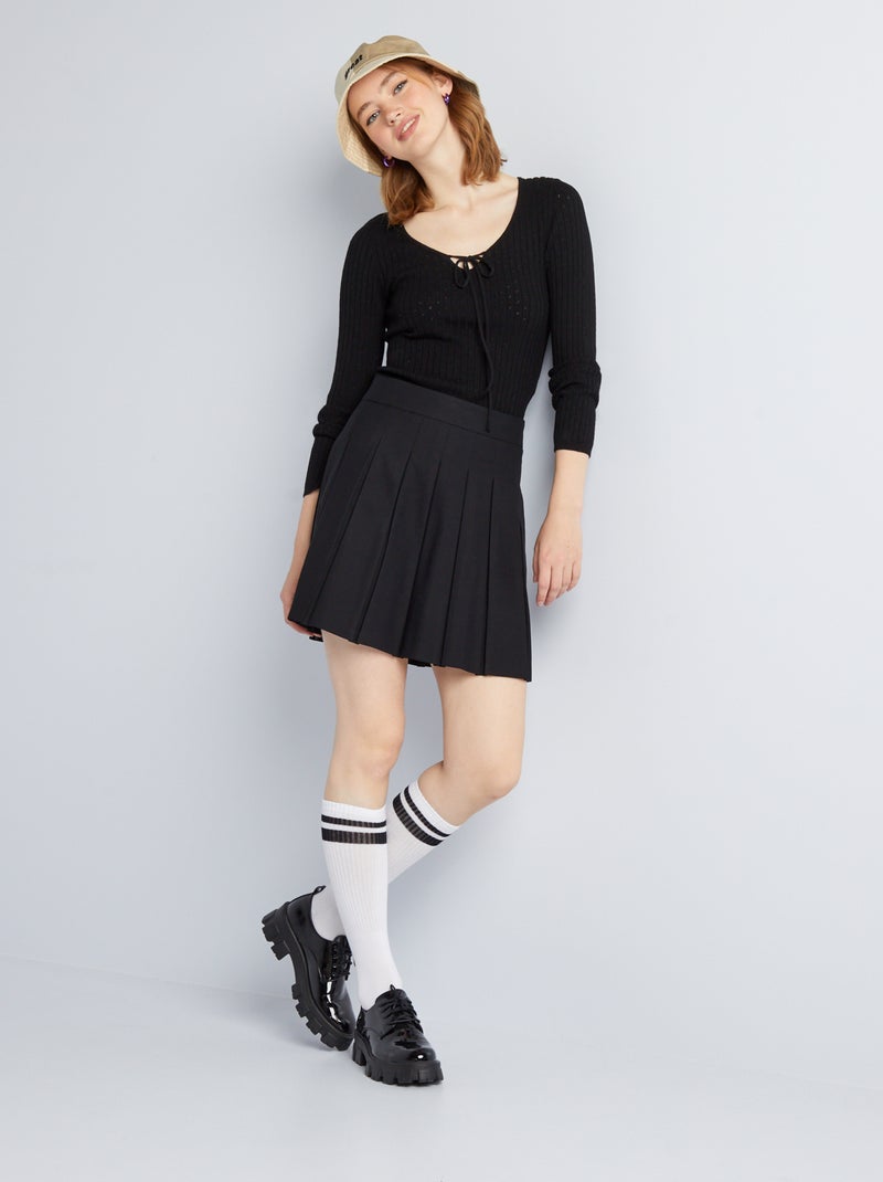 Jersey de punto Negro - Kiabi
