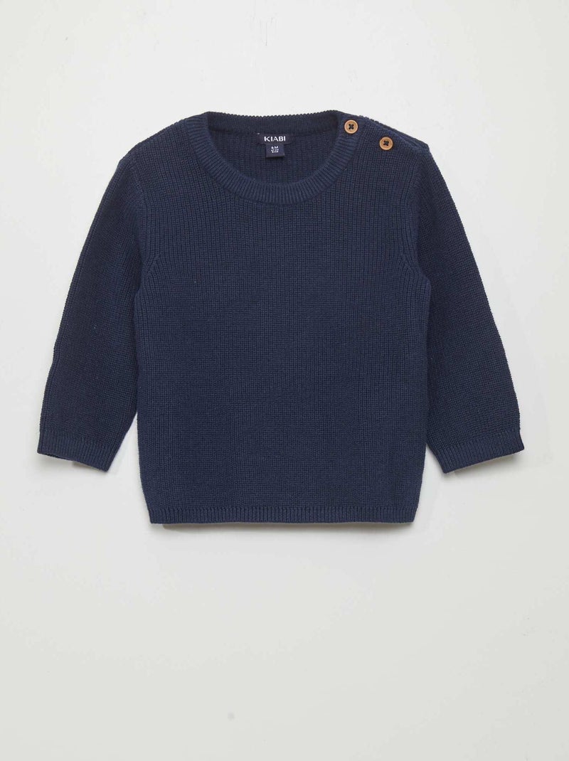 Jersey de punto NEGRO - Kiabi