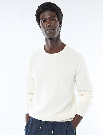 Jersey de punto nido de abeja