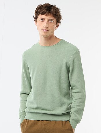 Jersey de punto nido de abeja