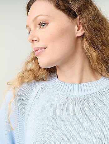 Jersey de punto oversize con sisas caídas