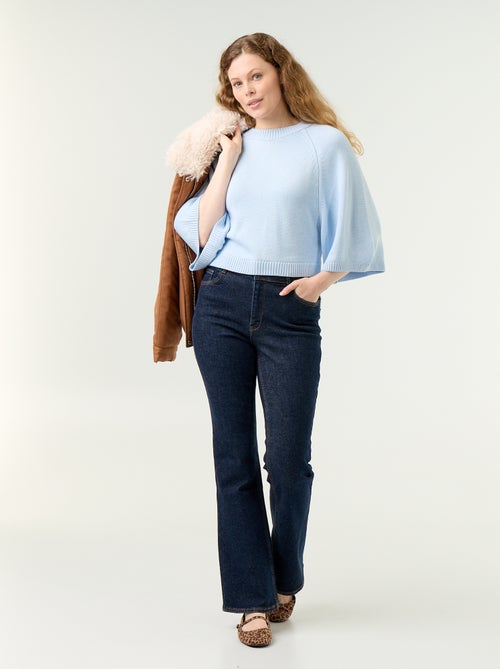 Jersey de punto oversize con sisas caídas - Kiabi Jersey de punto oversize con sisas caídas - Kiabi