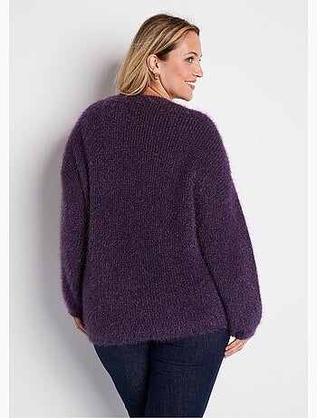 Suave jersey de punto con bloques de color - Afibel