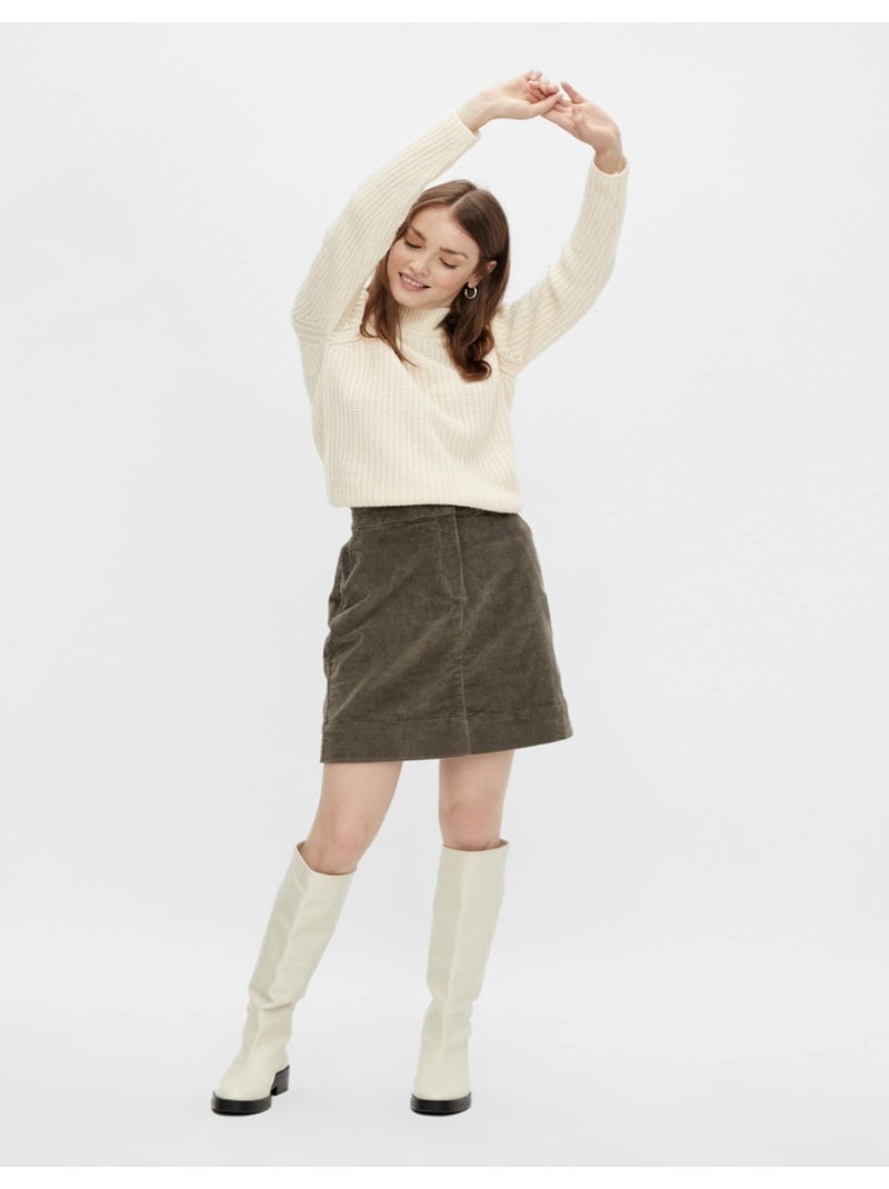 Jersey de punto Pieces Blanco - Kiabi