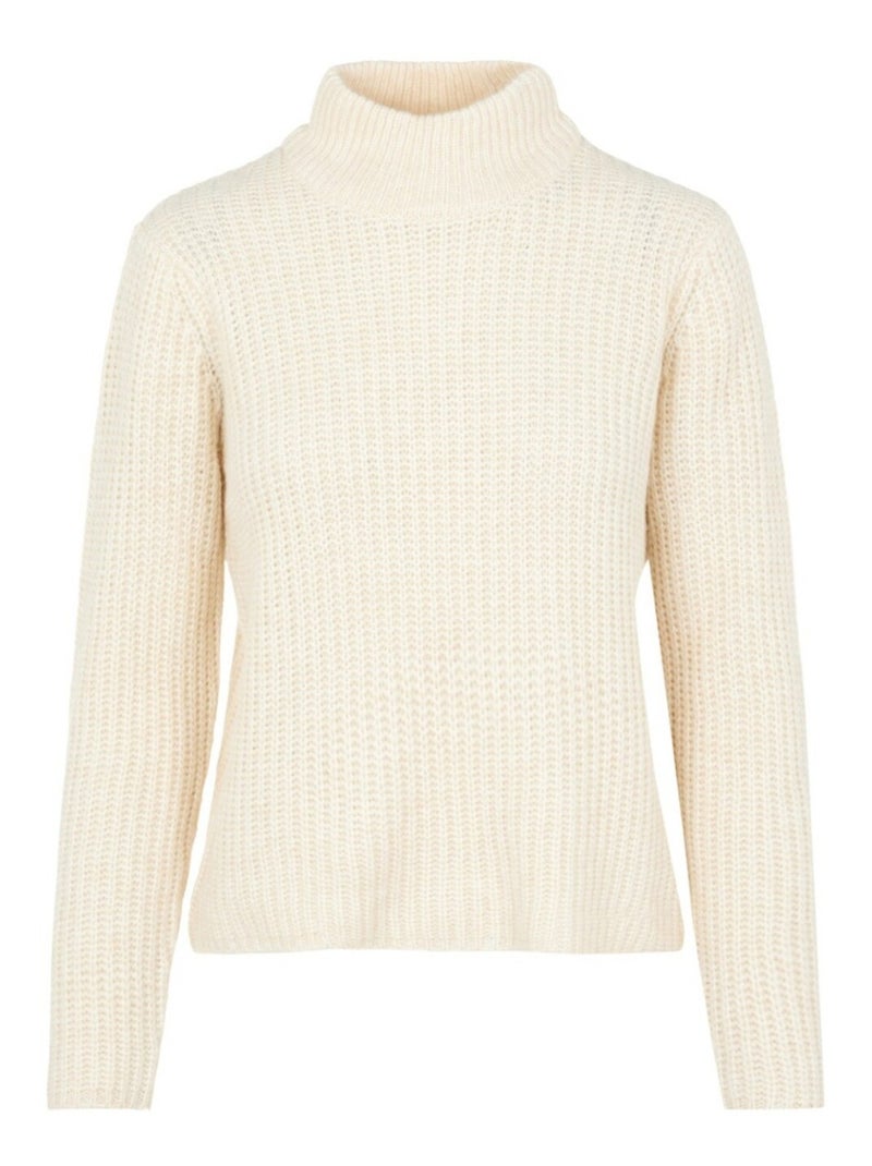 Jersey de punto Pieces Blanco - Kiabi