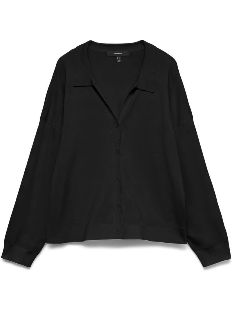 Jersey de Punto Rayas para Mujer Vero Moda Negro - Kiabi