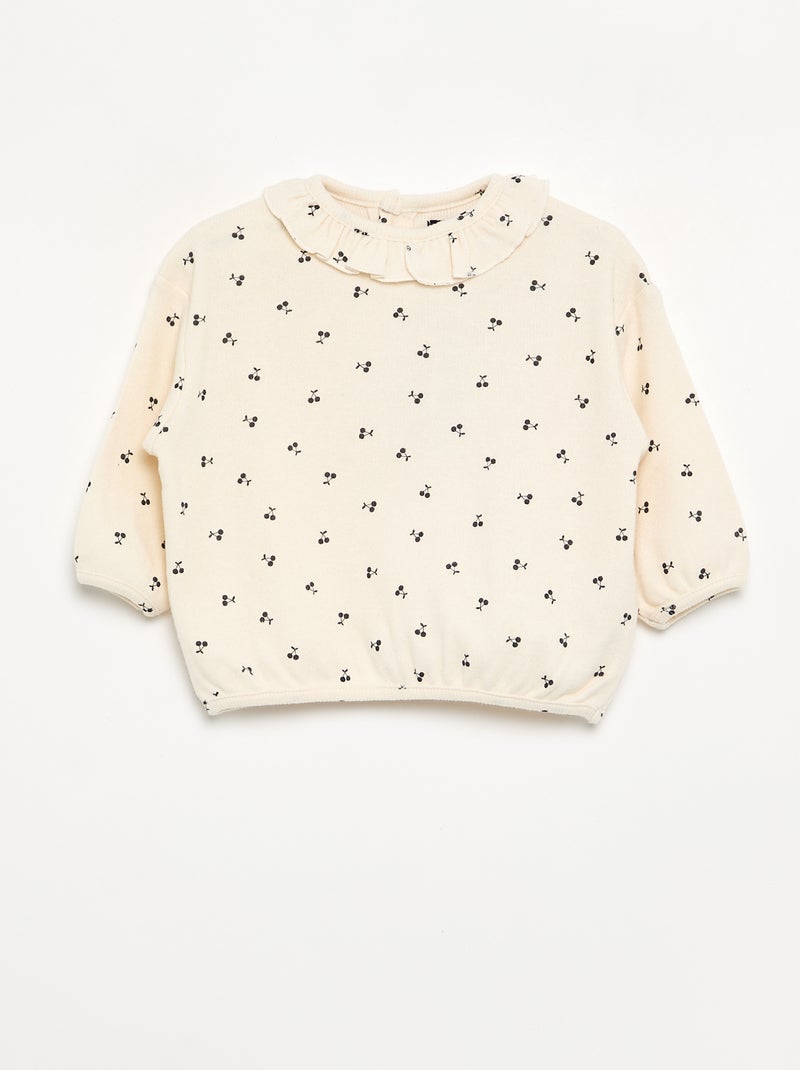 Jersey de punto suave Beige - Kiabi