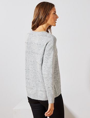 Jersey de punto suave con detalle brillante - Kiabi