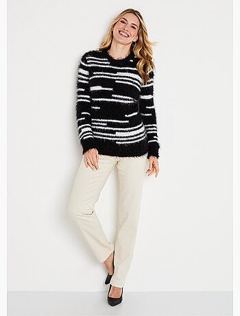 Jersey punto suave efecto pelo - Afibel