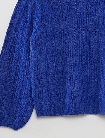 Jersey de punto suave fantasía