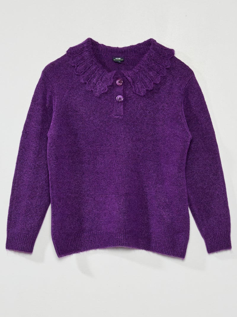 Jersey de punto suave PURPURA - Kiabi