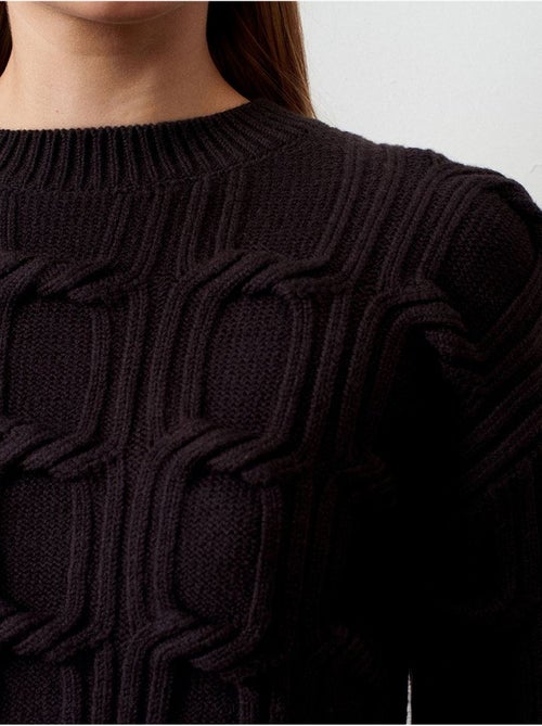 Jersey de punto texturizado con cuello redondo dilvin - Kiabi Jersey de punto texturizado con cuello redondo dilvin - Kiabi