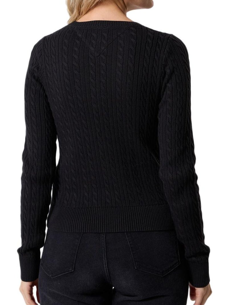 Jersey de Punto Tommy Hilfiger para Mujer Negro - Kiabi