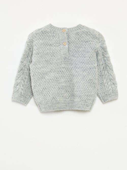 Jersey de punto trenzado - Kiabi