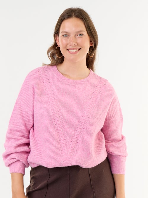 Jersey de punto trenzado - Kiabi Jersey de punto trenzado - Kiabi