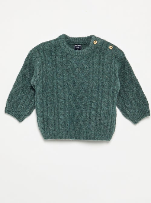 Jersey de punto trenzado - Kiabi