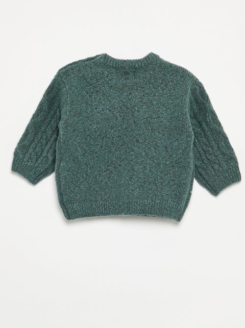 Jersey de punto trenzado - Kiabi