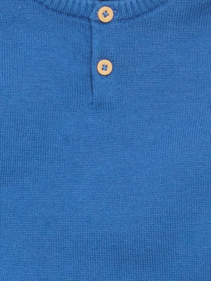 Jersey de punto tricotado AZUL - Kiabi